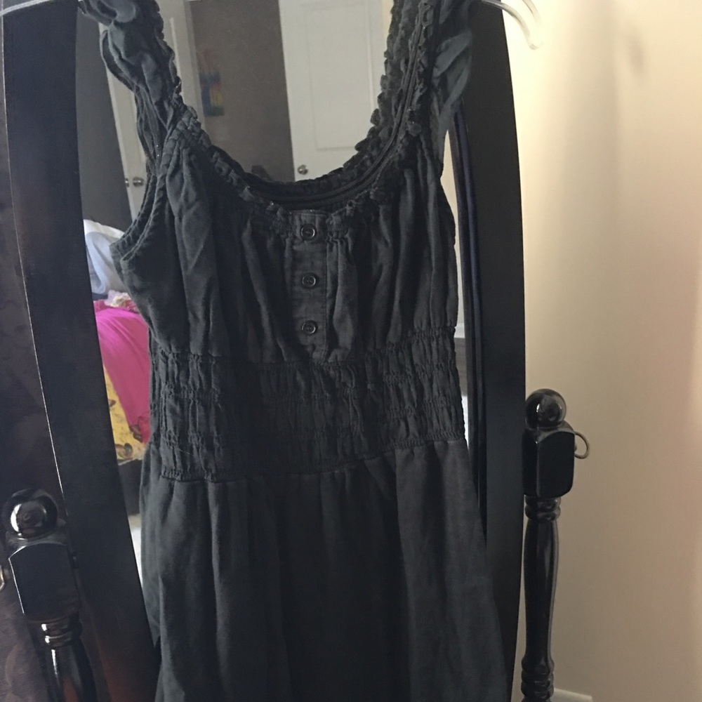 Flowy black dress